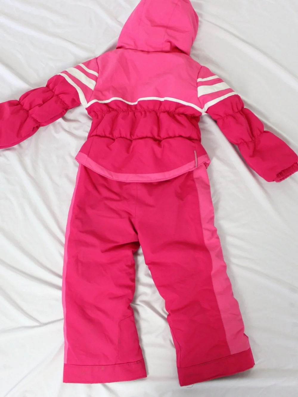 Obermeyer Girls Snowsuit Size 5 Pink Ski Suit I-Grow